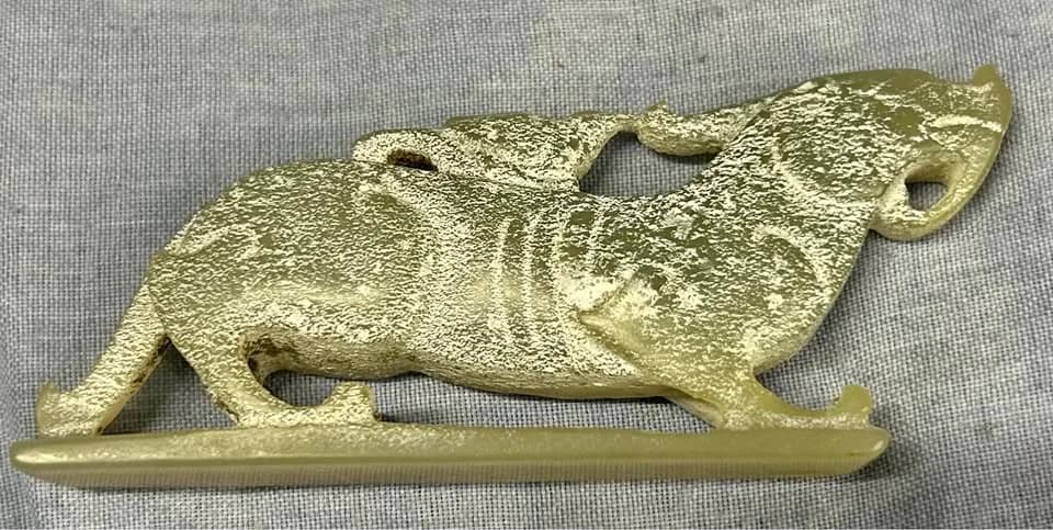 Han Dynasty Jade Hu Tiger Pendant