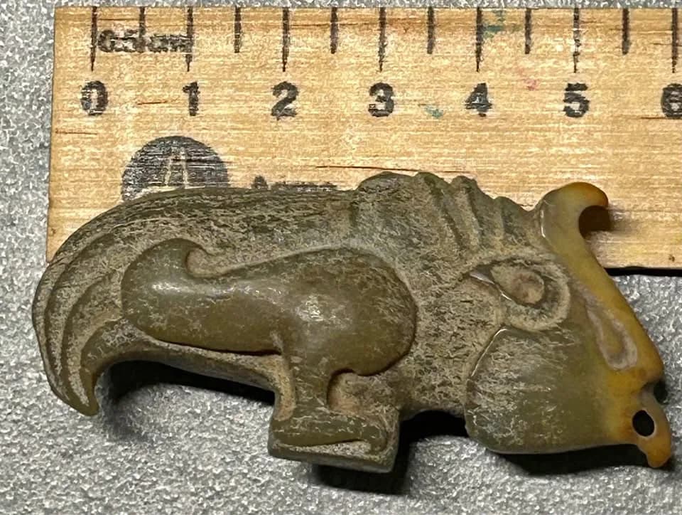 Jade Bird Pendant, Warring States to Han Period