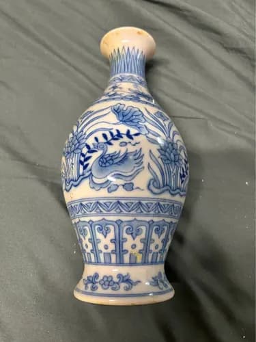Blue and White 'Phoenix and Floral' Yuhuchunping Vase, Da Ming Chenghua Nian Zhi Mark